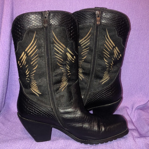Used Women’s Ride Tec Motorcycle Boot Size 10 8547 Black - Picture 6 of 12